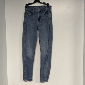 American Eagle Outfitters Twee Indie Sleaze Cyber Y2K Retro Skinny Jeans Size 0
